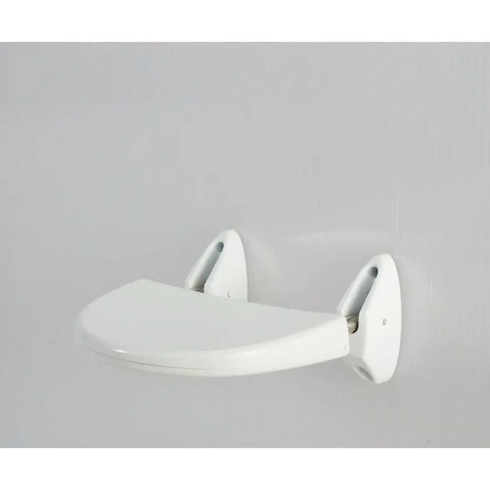 Bathtub Seat Wall Mounted Collapsible White Disabled Bath Seat Bathroom Elderly Seat Bath Stool 35x25 cm. Bath Chair