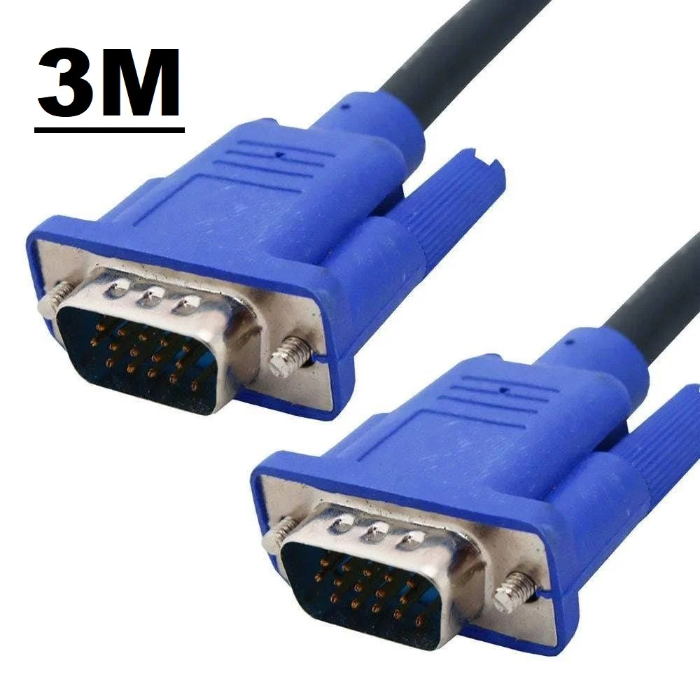 3 METERS Male X Male VGA Cable