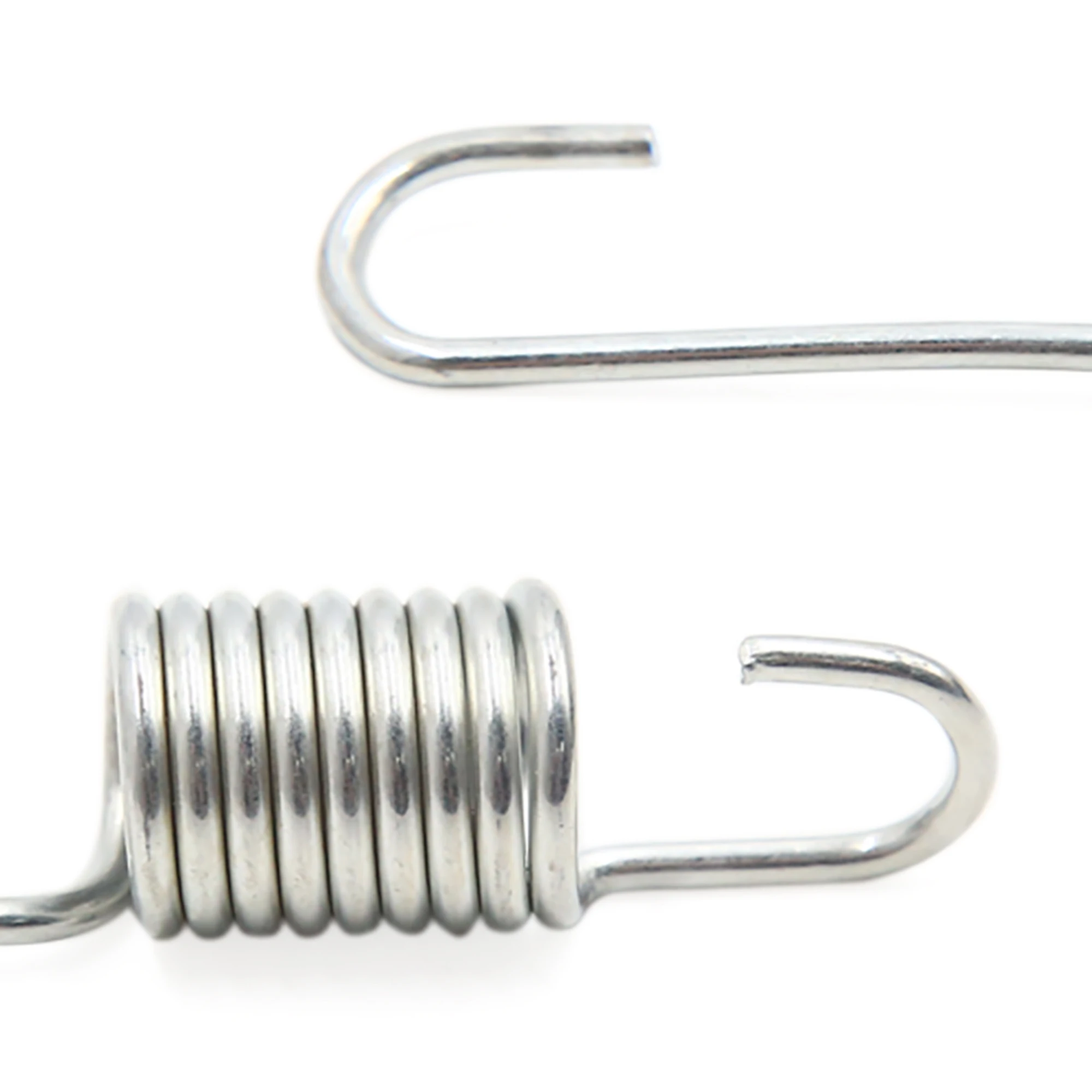 Uxcell 2pcs 8cm Length Brake Return Spring for CG125 Silver Tone Metal Motorcycle Brake Pedal Return Spring