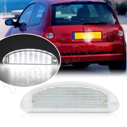 Luz de matrícula LED para Renault, nenhuma lâmpada de erro, Clio II, Twingo I, Megane MK2, MK3, mestre, OEM #:7700410754