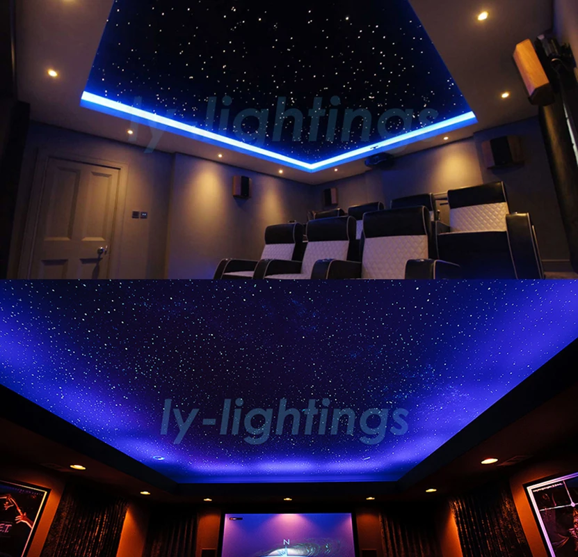 Imagem -05 - Kit Personalizado Twinkle Stars Night Light para Decoração de Quarto 600x3m Fibras Ópticas de Pmma App Led Galaxy Roof