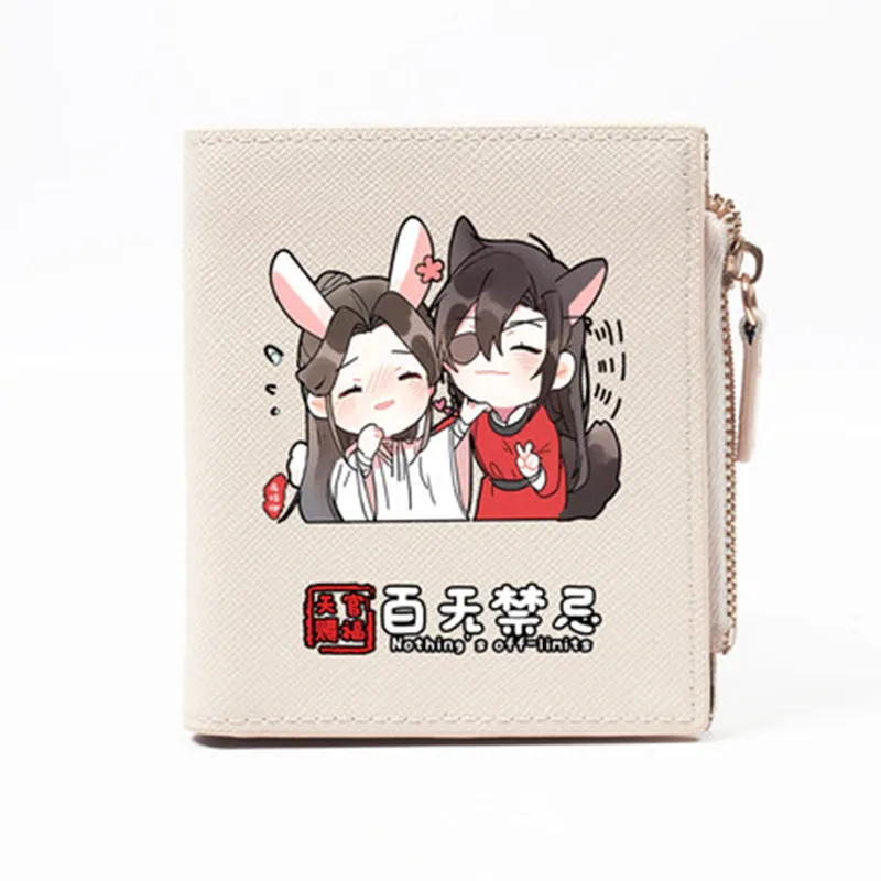 

Tian Guan Ci Fu Fashion Wallet Heaven Official’s Blessing Hua Cheng Xie Lian Cosplay Coin Purse Men Women Anime Short Wallet