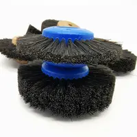 5 uds materiales de laboratorio Dental odontología Odontologia pestillo pulido cepillo rueda herramientas rotativas lana cabra algodón negro Buff