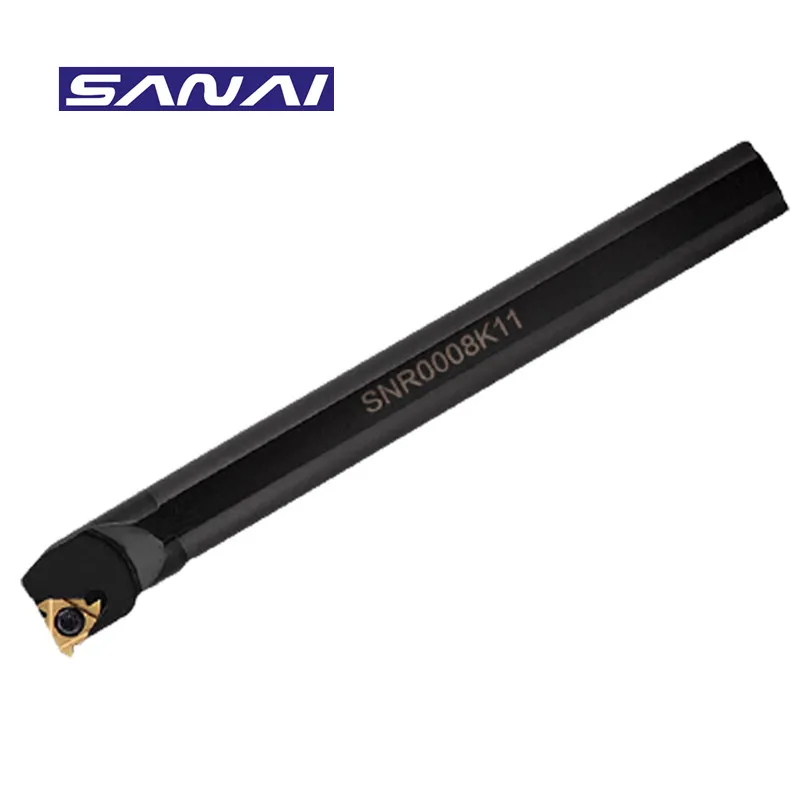 

SANAI CNC Thread Turning Tool Holder SNR/L11 Machinery Lathe Cutting Bar Internal Cutter SNR0008K11 SNR0010K11 SNR0012M11