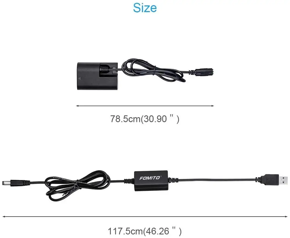 Fomito Usb Dc Koppeling Vervanging ACK-E6 AC-E6 LC-E6 Lader, LP-E6 Dummy Batterij Voor Canon Eos Canon Eos 5ds, 5ds R, 5d Mark Ii