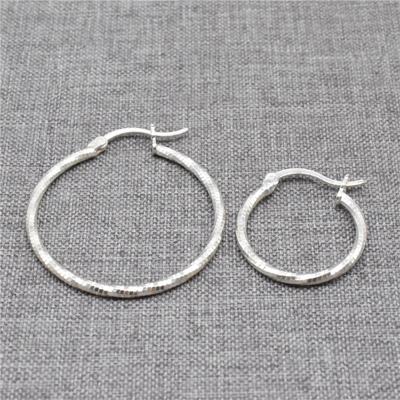 925 Sterling Silver Eurowire Hoops Ear Wires for Earring Jewelry Making 20mm 30mm