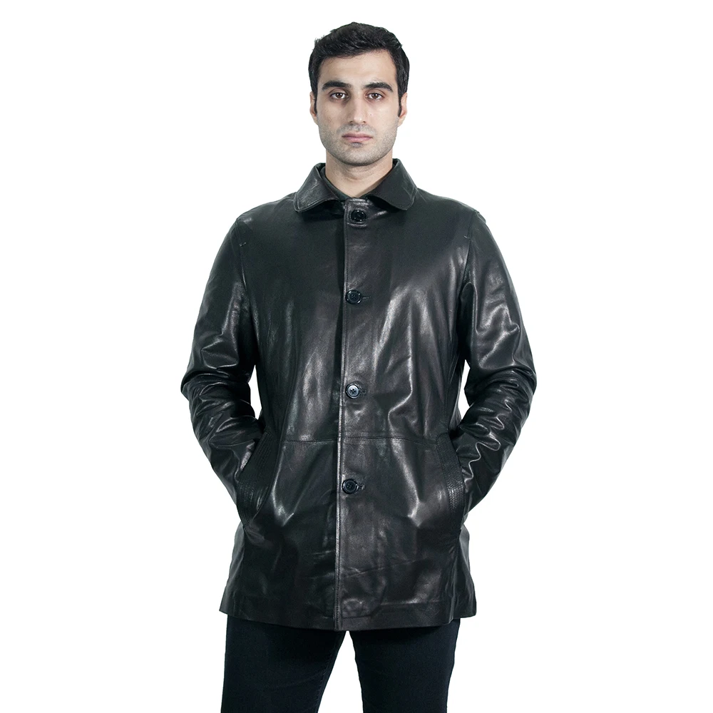 

Zoramotti,Leather Jacket,Genuine Leather,Lambskin,Classic,quality,Natural Leather,Keeps,Warm