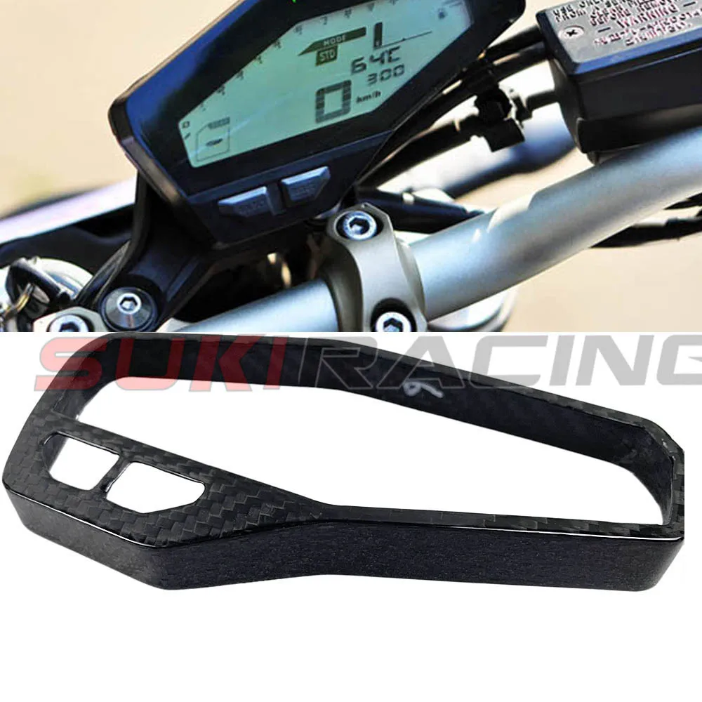 

MT09 Carbon Fiber Motorcycle Speedometer Gauges Tachometer Instrument Case Cover For Yamaha MT-09 MT 09 MT09 FZ-09 2014 2015 20