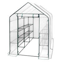 Foil Greenhouse Tomato Garden House with Tiers  Warm Waterproof Flower Growhouse Vegetable Plant Grow Tent   Household Shed