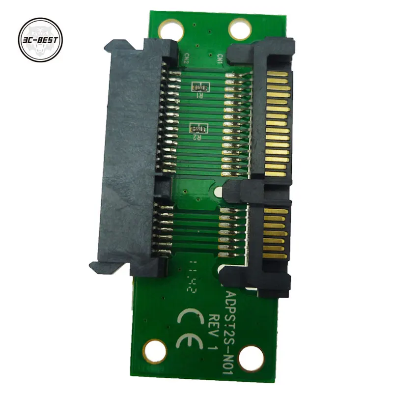 Adapter 22pin SATA male to 22pin SATA female Card