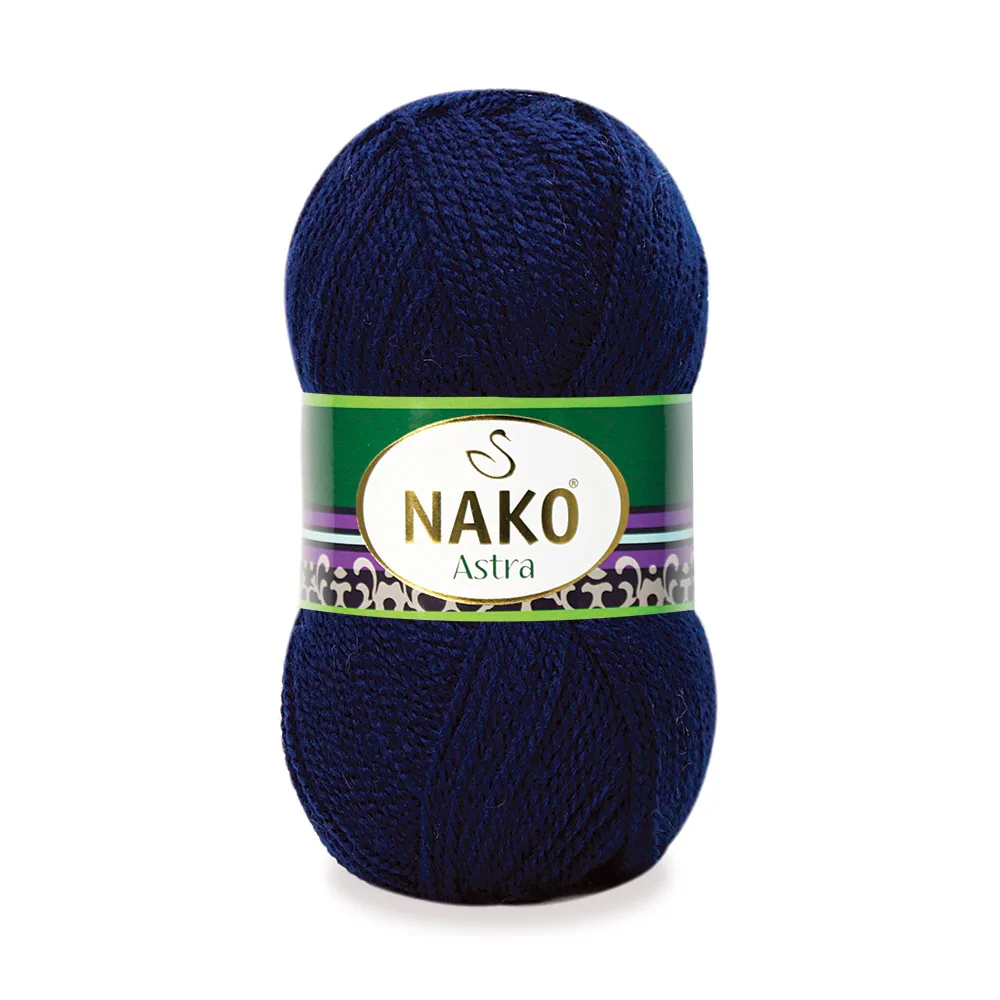 NAKO ASTRA 100% Premium Acrylic Autumn Winter 100G. 330 M. Cardigan, Sweater,Shawl, Home Textile, Scarfs, Beret, Accessory 5 PCS