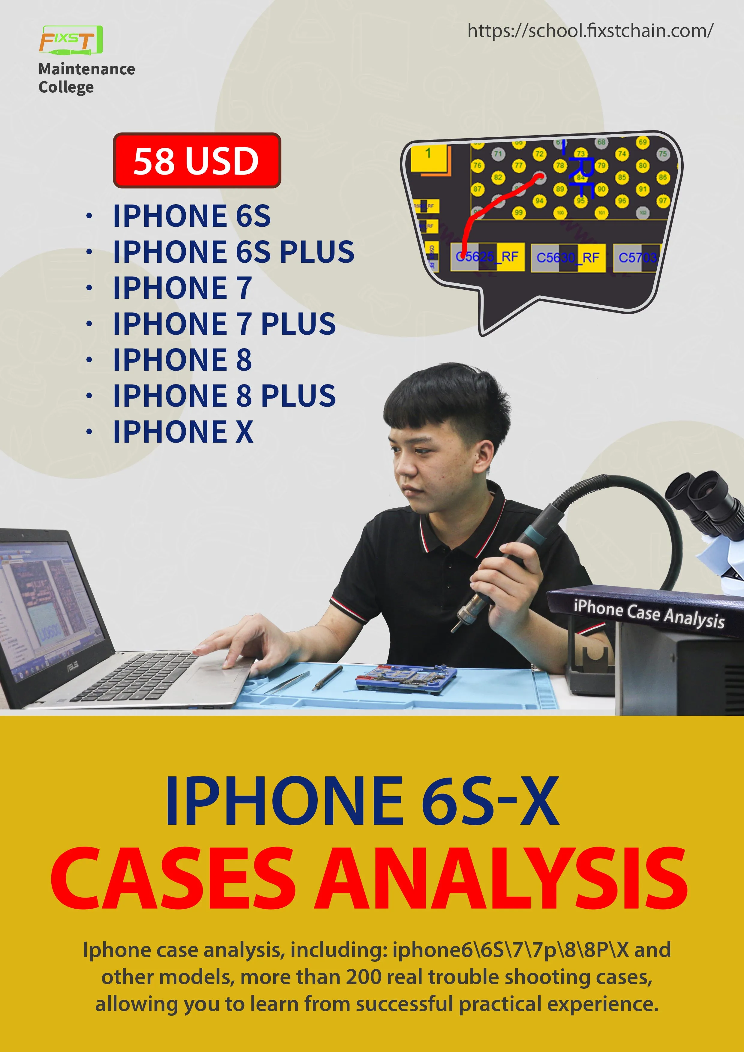 FIXST New Case Analysis Online For  IPhone Maintenance