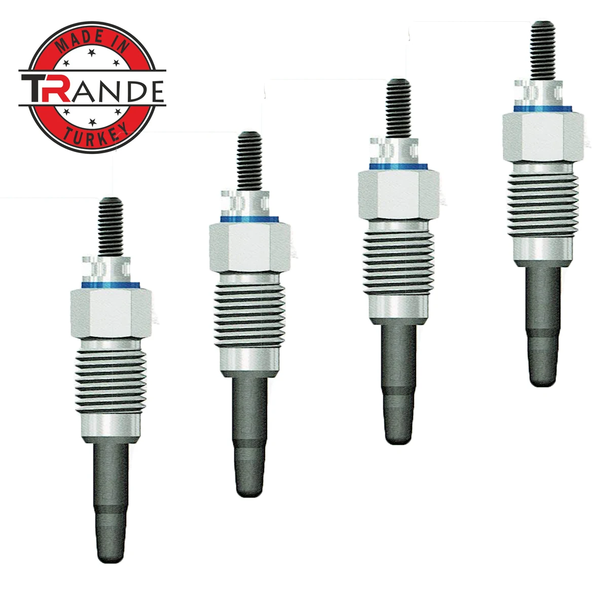 Trande Diesel Engine Heater Glow Plug 4 Pcs 11V For N0190811 Made In Turkey Trande Store Guarantee