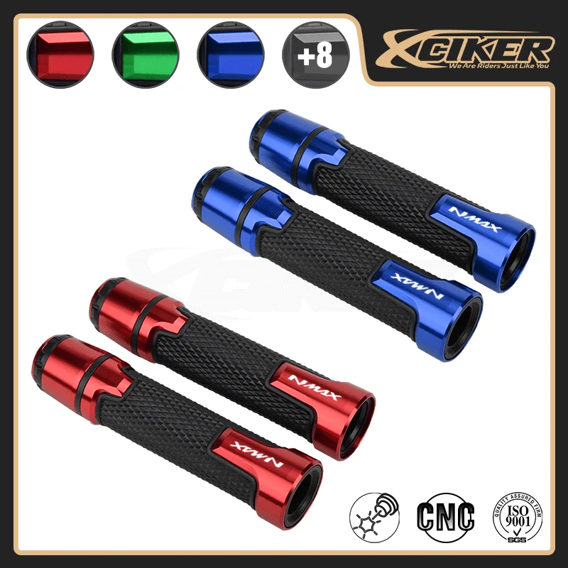 Yamaha NMAX 155/125 Motorcycle Grips Non-Slip Handle Grip Throttle Grip with Bar End Weights Handlebar Sliders Plug