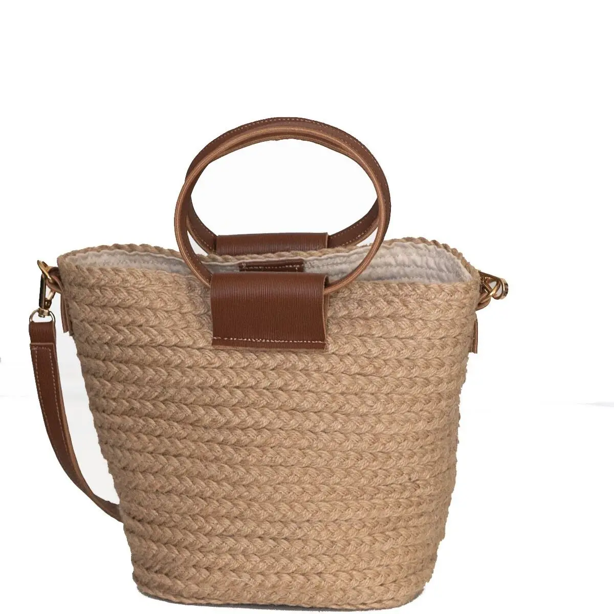 

Women's Straw Strap Jute Bucket Bag Women straw weave shoulder bags for women summer bucket bag summer beach tote travel bag