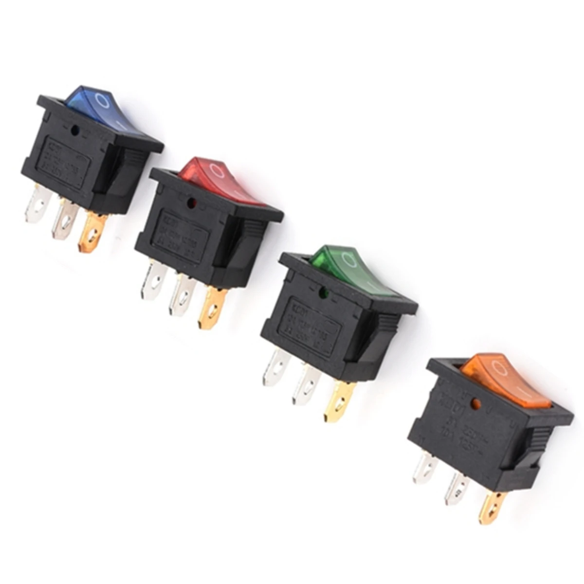 KCD3 Rocker Switch ON-OFF 2 Position 2 Pin 3 Pin Elektrische Ausrüstung Mit Licht Power Taste 16A 250VAC 20A 125VAC