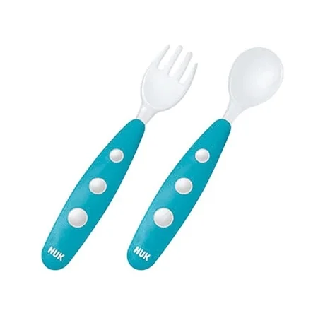 Nuk Mini Cutlery purple-8046 Set Fork Spoon