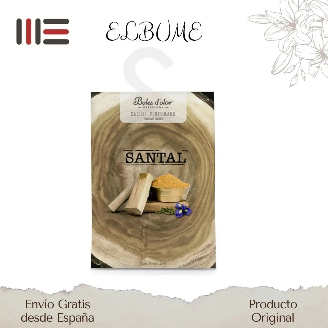 Boles D 'olor Sachet SANTAL fills your cupboards with pleasant aromas with our perfumed sachets. Place the sachet in small environments (car cabinets drawers clothes boxes shoe racks.) air freshener wardrobe clothes