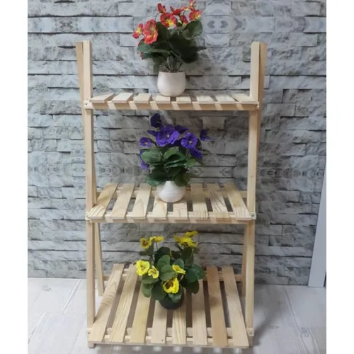 Boss Group Flower Holder 3 Section Shelf and Bookcase