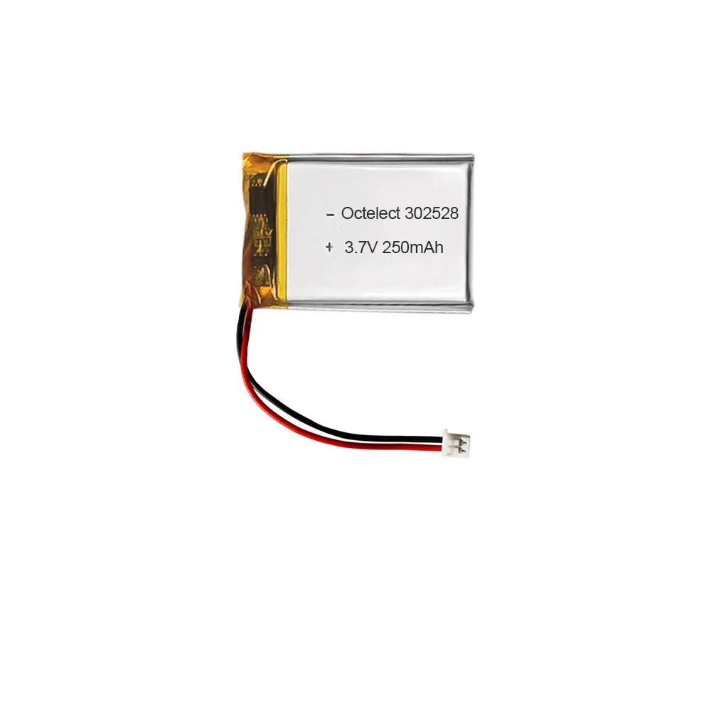 Polymer lithium battery 302528  302825  250mAh 3.7v Lithium polymer battery Smart wearable battery LED lighting battery HTT