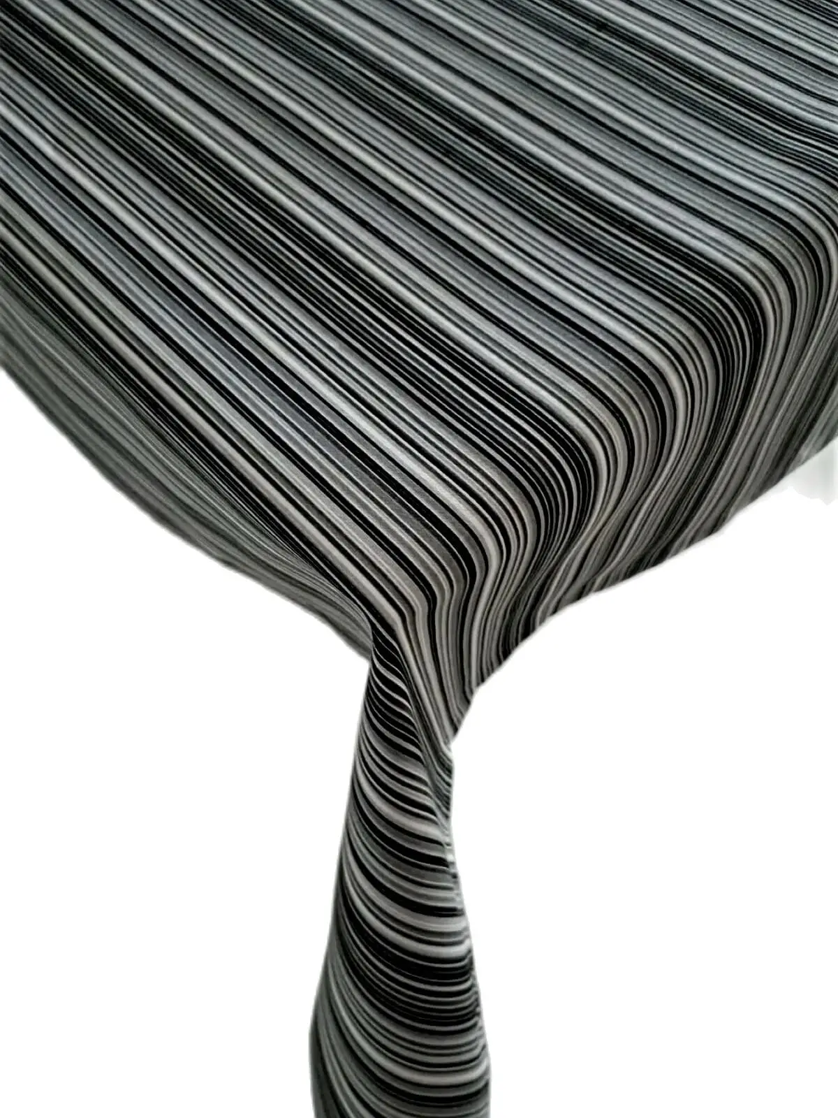 Linen Textured Black and White Striped Table Cloth Wedding, Party,Sofa Cover Turkish Cotton For Rectangular Tab