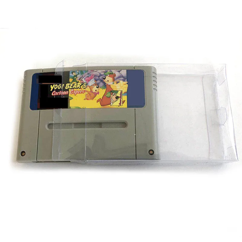 Caixa protetora para snes, cartucho para super nintendo região do cartucho