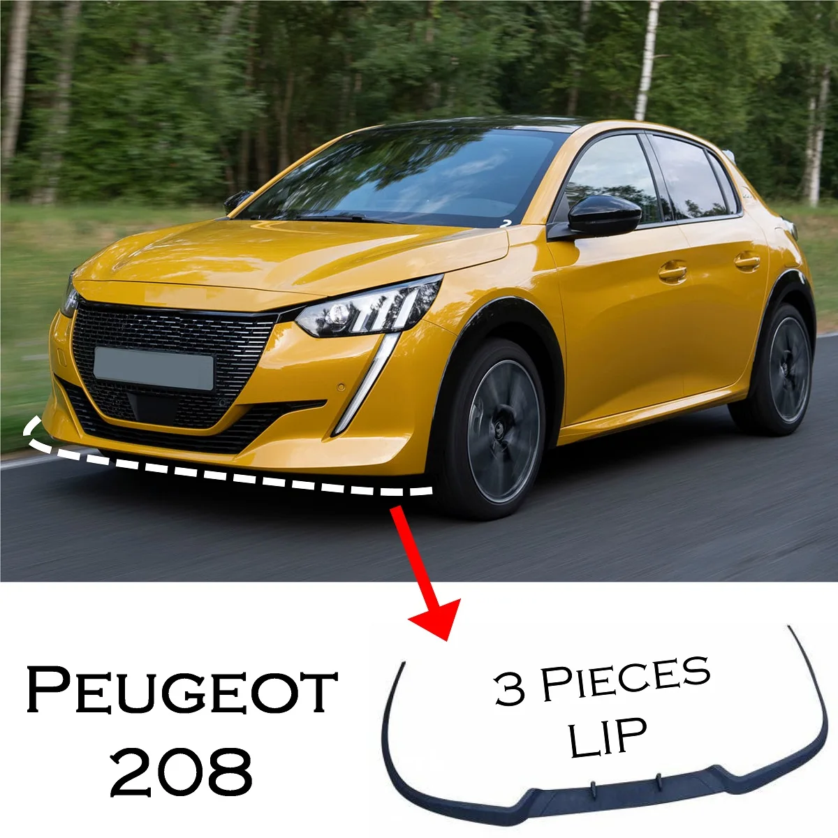208 B – Idealny przedni nadkładek do Peugeot 208 B 2019–2022: Test i Porady Praktyczne