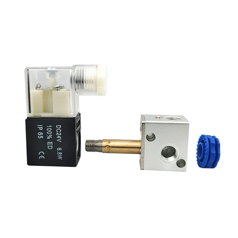 Imagem -04 - Válvula Solenóide de Controle Pneumático Port Posição de Duas Posições Três-way Cilindro Invertendo Válvulas de ar 10 Peças Lote 3v106 3v1-m5