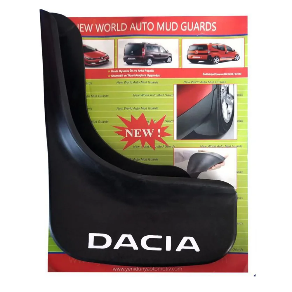 For Dacia Dokker Car Mudguards 4 Pcs . Flexible Plastic Mudflaps Fender A+ Quality Automotive Accessory Tuning