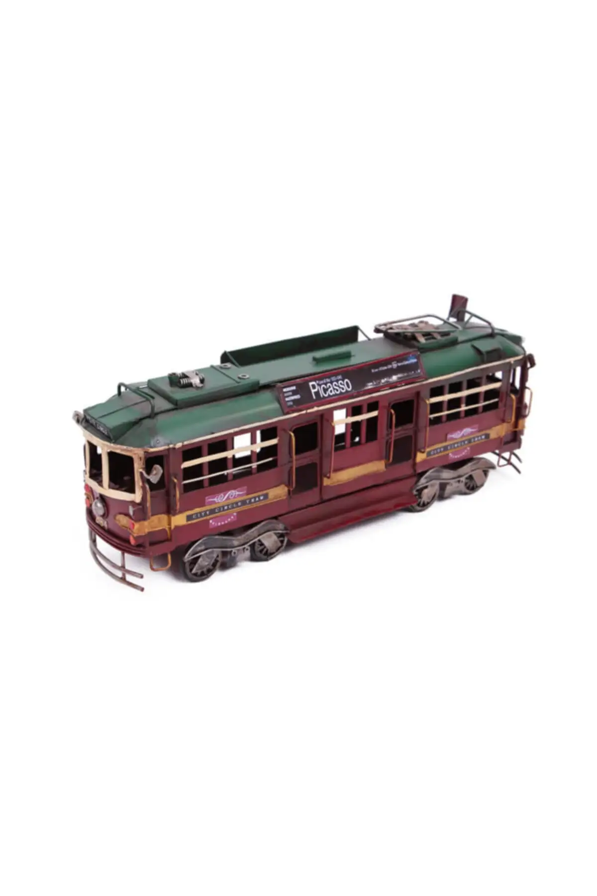 SIRMAK Handmade Decorative Metal Piccaso Train from Turkey Fast Delivery