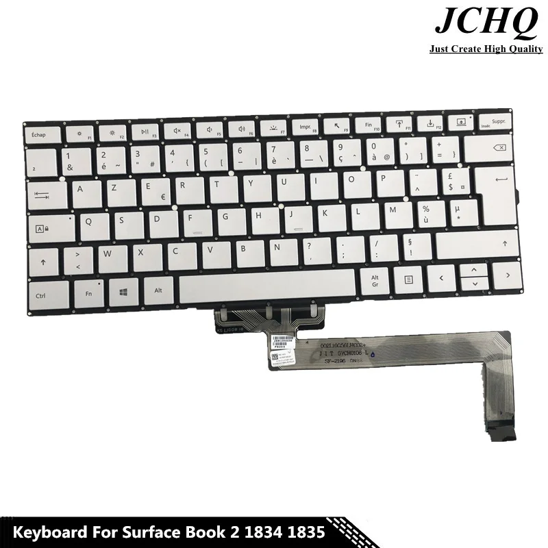 JCHQ Original  Keyboard For Surface Book 2 1834 1835  Azerty Version French 13.5inch