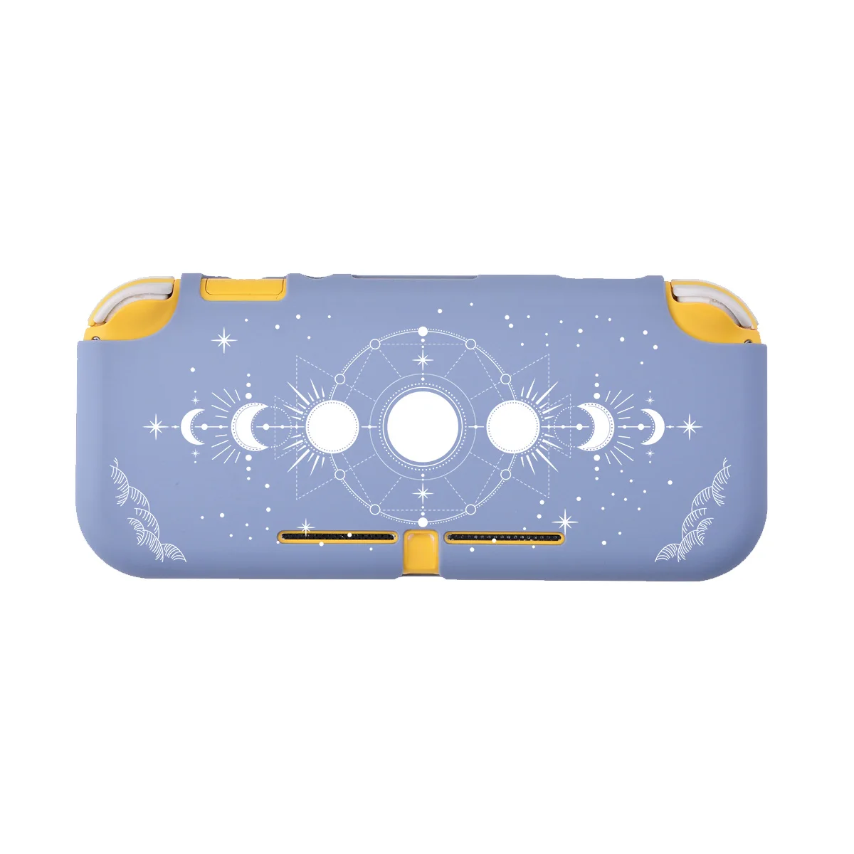 Aesthestic Black Moon Phase Nintendo Switch Lite กรณี Funda สีชมพูนุ่ม TPU ผิวเปลือก NS Lite คอนโซลอุปกรณ์เสริมสำหรับเล่นเกม