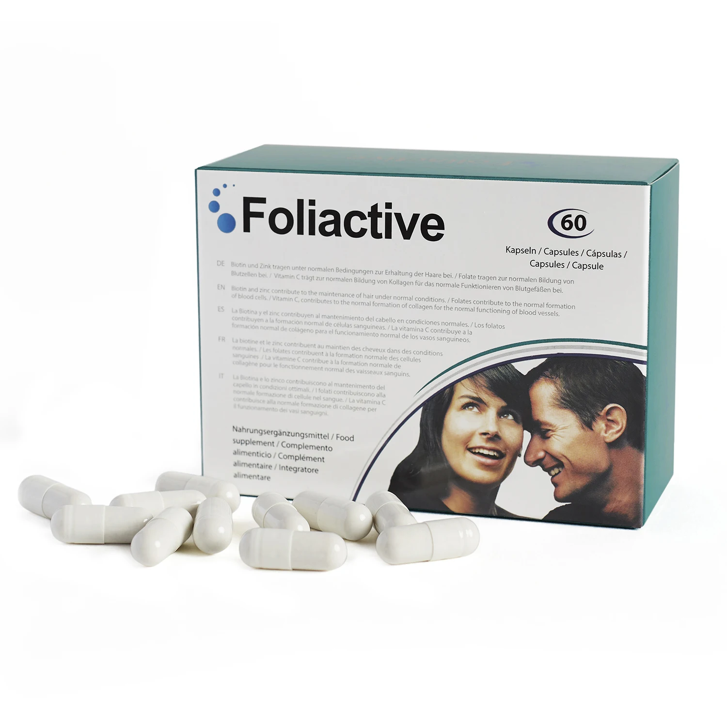 Foliactive Pills: Pills to stop hair loss. Slow down, improve appearance, stronger hair