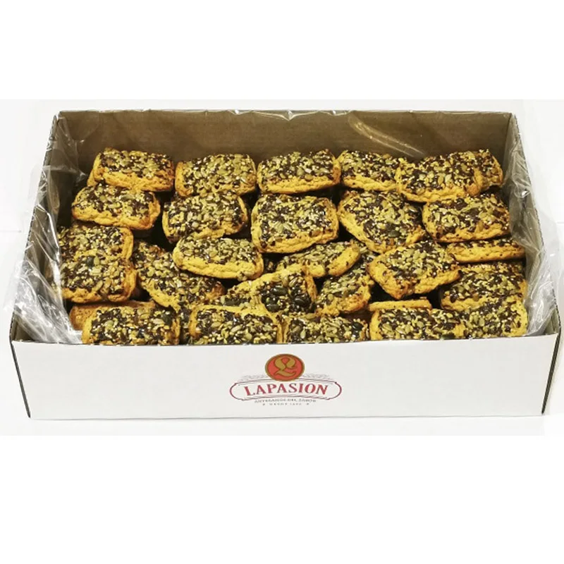 LAPASION-biscotto multi-grano senza zucchero aggiunto | Con dolcificante | 2kg