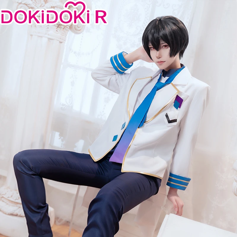 DokiDoki-R Game Ensemble Stars Cosplay Costume Knights / UNDEAD / Eden / Trickstar / Fine Cosplay White Suit Ensemble Stars