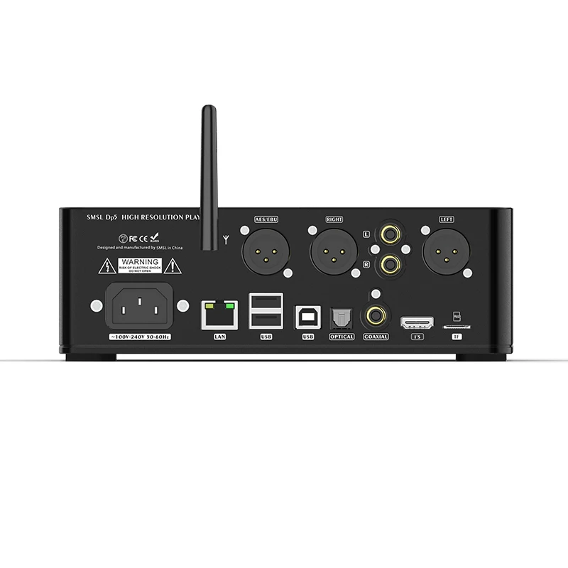 SMSL DP5 ES9038Pro MQA Full Decoding  Network Music Player Streaming Playback DSD256 Banlanced Headphone AMP Bluetooth Player