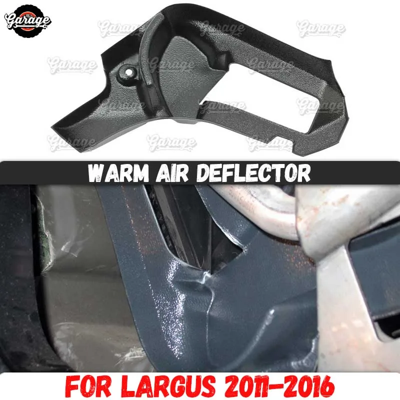 Warm air deflector for Lada Largus 2011-2016 of tunnel for feet ABS plastic accessories console function air direction styling