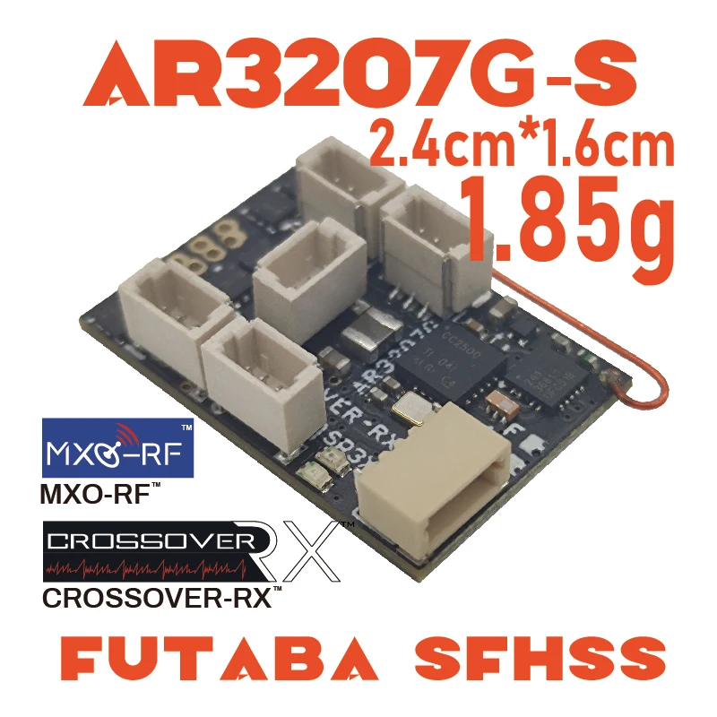 CROSSOVER-RX AR3207G-S(FUTABA-SFHSS) Built-in brushless ESC/GYRO/SR3X/7CH MicroRX