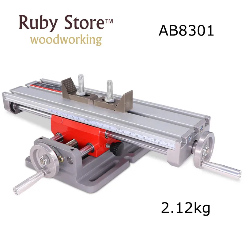 Compound Table AB8301 + Cross Slide Drill Press Vise, Aluminium Drill Press Vice 2.5\