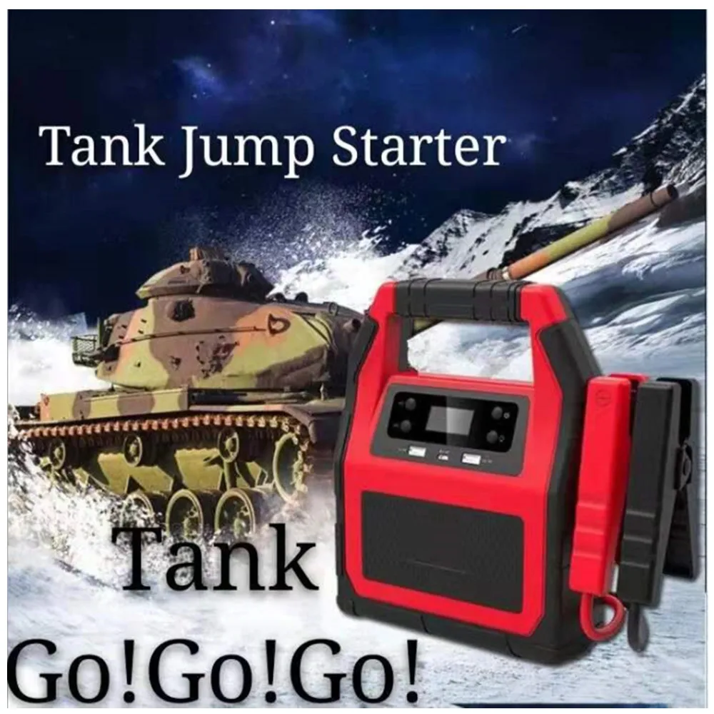 

Car Jump Starter Power Bank 42000mAh 12V 24V Auto Starting Car Booster Battery Jumpstarter Emergency Booster Jumper Start