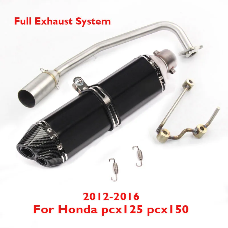 

For Honda PCX150 PCX125 2012-2016 Motorcycle Exhaust Tip Muffler System Escape Front Link Pipe Connect Section Tube