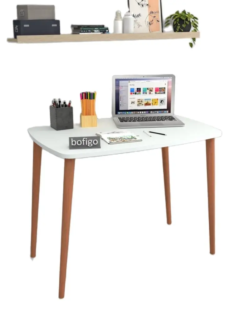 Natural Wooden Desk Computer Office Dining Kids Room Workstation Writing Table 60x90cm Indoor Garden Use Home Furniture comedor