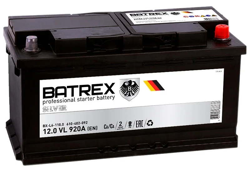 مراجعات مفصلة لبطارية Batrex BX-L6-110.0 6CT-110 بحجم 393x175x190 مم: تقييم شامل لموثوقية الأداء والمتانة