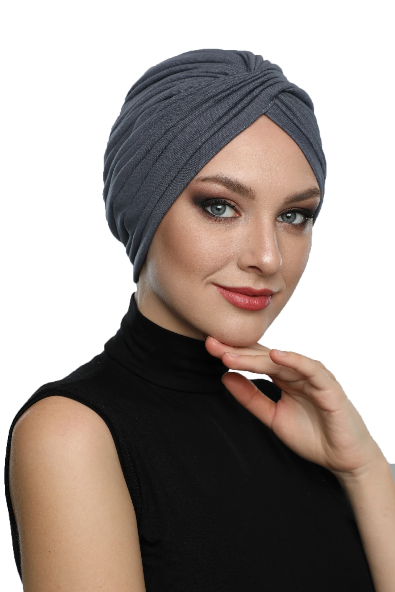 2024 New Fashion Soft Cross W Ready Turban Hijab Bonnet Scarf Cancer Cap Special Women Product Beret Bandana Muslim Abaya