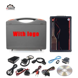 For Ktag V7.020 KESS V2.8 V2 V5.017 SW V2.25 v2.47 4 LED BDM Frame 22pcs Adapters K-TAG ECU Programmer with Toolbox