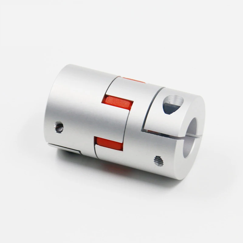 D20L25 Two-jaw Inner Size 4 to 10mm 4/5/6/6.35/7/8/9/10 Aluminum Alloy High Torque Plum Blossom Motor Shaft Flexible Couplings