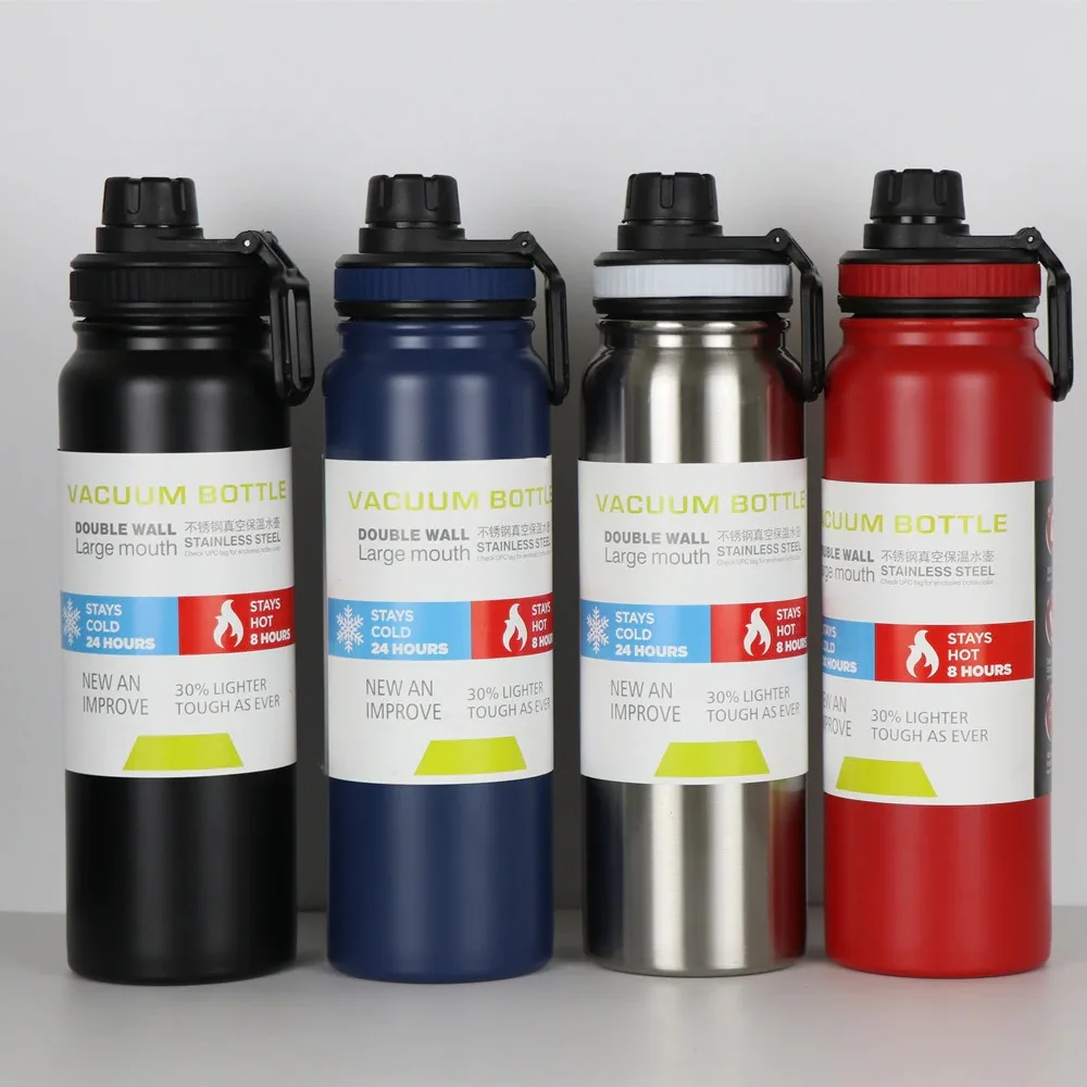 

Insulated Sport Thermos Bottle Large-Capacity Stainless Steel Water Bottle Travel Cup Double Wall Vacuum Flask Thermal Mug