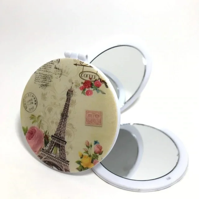 Patterned Pocket Mirror 921 431619627