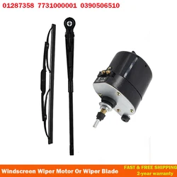 Universal 12V Windscreen Wiper Motor With Arm and Blade for Fishing-Boat Caravan 01287358 7731000001 0390506510