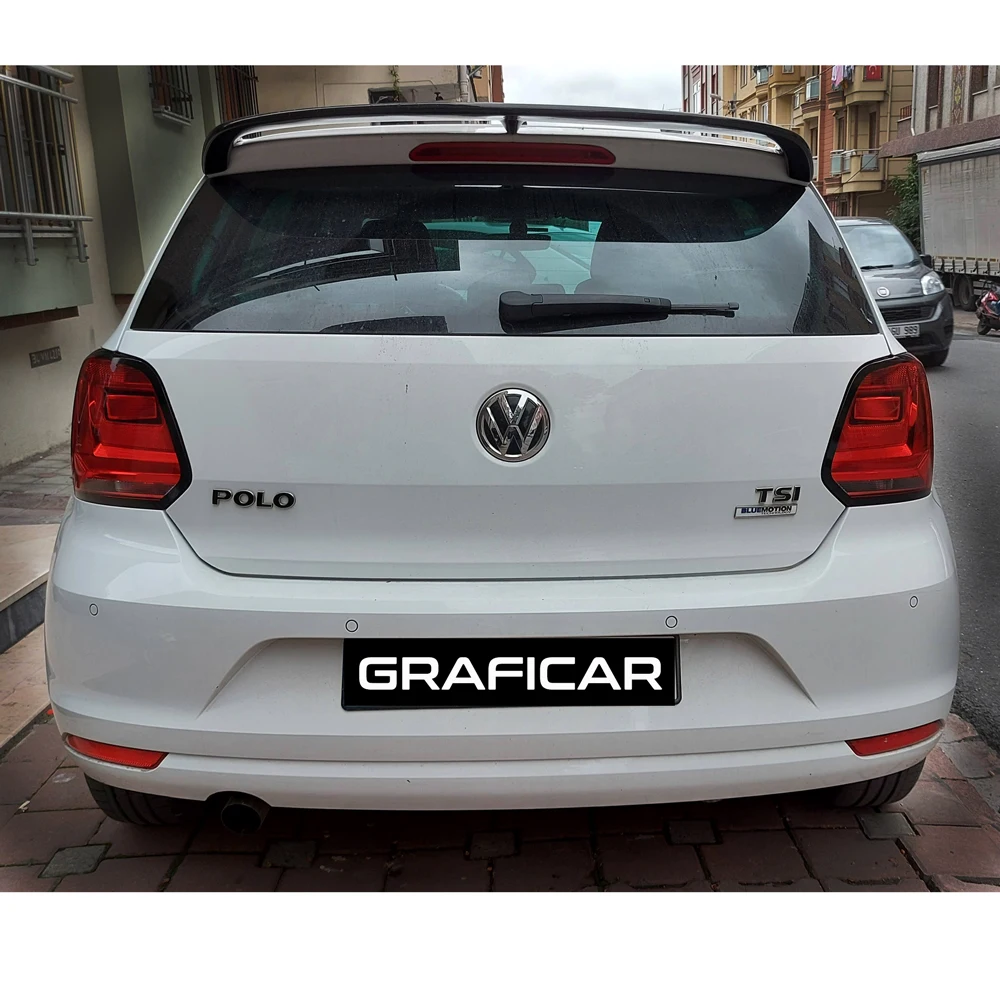 FOR VW POLO MK5 Stop Lamp Frame Sticker  -Auto Tuning Modified Car Accessories Tail Light LED 2 Pieces Sport Tuning Spoiler